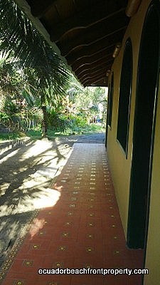 Large beachfront home or B&B for sale in Ecuador